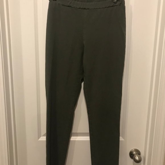 Clara Sun Woo olive green pull on pant size large - Picture 1 of 3